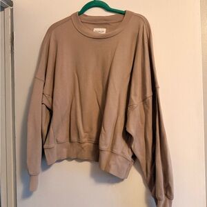 A&F Casual Tan Sweatshirt